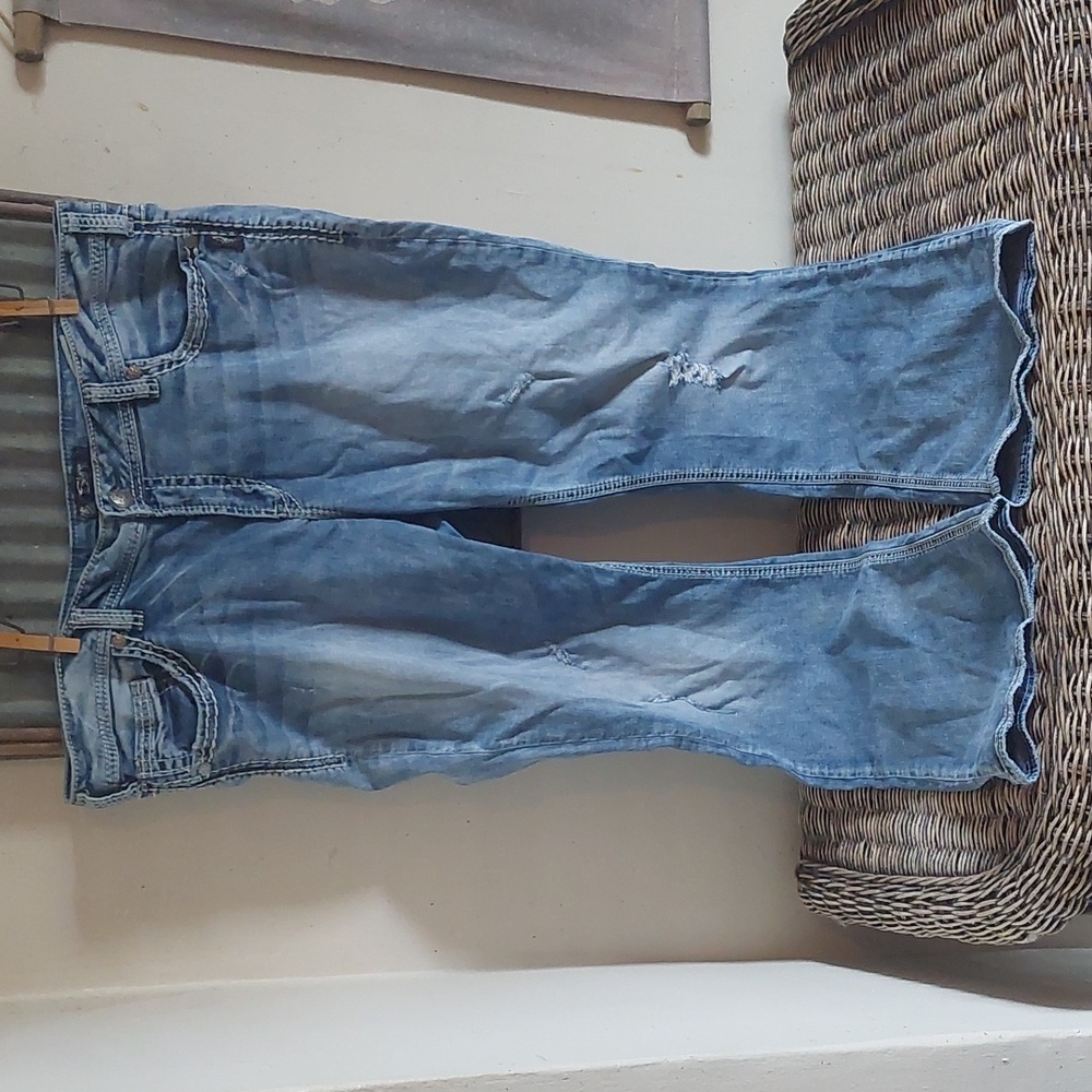 Silver Aiko Bootcut Jeans - Picture 12 of 16